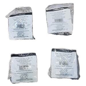 Lot of 4 Two Pack Style Selections 3.5" X1.5" Colonial Cabinet Hinge Black [TT]